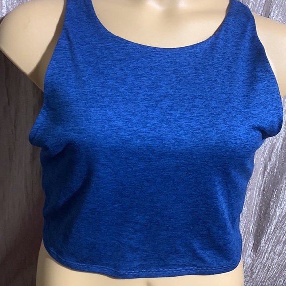 Athlux Sports Tank/Bra Blue XXL 2X  Stretchy Polyester Spandex - Picture 2 of 14